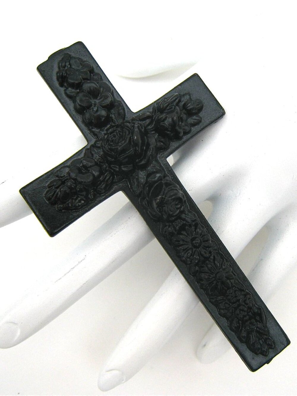 GASOLINE GLAMOUR FLORAL CROSS RING ✞✟🥀